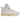 Air Jordan 6 Retro Craft Paris Olympics baskets en vue latérale avec tons gris, empiècements en daim et semelle transparente et amorti visible