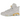 Air Jordan 6 Retro Craft Paris Olympics baskets en vue latérale avec empeigne en daim gris, détails blancs et unité Air apparente