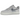 Nike Air Force 1 Low Athletic Club Grey baskets vue latérale avec empiècements en daim gris, semelle blanche et détails Swoosh bleus