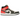 Air Jordan 1 Mid Newsprint Light Orewood Brown baskets vue latérale avec empeigne beige, superpositions grises et semelle blanche