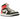 Air Jordan 1 Mid Newsprint Light Orewood Brown baskets vue inclinée avec tige marron clair, swoosh noir et lacets blancs sur une semelle en gomme