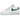 Nike Air Force 1 Low 07 LV8 40th Anniversary Sail Malachite baskets vue sous un angle, avec tige beige, swoosh vert et semelle en gomme