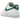 Nike Air Force 1 Low 07 LV8 40th Anniversary Sail Malachite baskets vue latérale avec empeigne en cuir crème, swoosh vert et semelle gomme