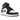 Produkt Air Jordan 1 Mid Black White Iron Grey  billede 2