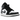 Air Jordan 1 Mid Black White Iron Grey baskets vue latérale avec empeigne en cuir noir et gris, détails blancs et logo iconique sur le côté