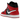 Air Jordan 1 Mid Gym Red Black White (2024) baskets profil latéral avec blocage de couleurs rouge et noir emblématique, lacets blancs et semelle blanche