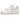 Nike Air Force 1 Low VD Valentines Day (2022) baskets vue sous angle avec empeigne blanche, détails rouges, cuir verni et semelle intermédiaire blanche