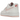 Nike Air Force 1 Low VD Valentines Day (2022) baskets de profil avec empeigne en cuir blanc, détails rouges sur le swoosh et épaisse semelle en gomme
