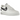 Nike Air Force 1 Low 07 FM Cut Out Swoosh White Black baskets vue latérale avec empeigne en cuir blanc et Swoosh noir découpé