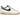 Nike Air Force 1 '07 LX Low Command Force Summit White Black baskets vue angulaire avec cuir blanc, swoosh noir et semelle extérieure détaillée