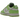 Nike Dunk Low AS Safari Swoosh Chlorophyll baskets vue latérale avec empeigne en daim vert, swoosh à motif safari noir et semelle blanche