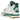 Air Jordan 4 Retro SB Pine Green baskets vue latérale avec empeigne en cuir blanc, détails verts, unité Air visible et semelle en gomme