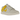 Nike Dunk Low LX Banana baskets vue latérale, avec empeigne blanc crème, détails jaunes, logo banane brodé au talon et semelle en gomme