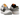 Nike Ja 1 Light Smoke Grey baskets vue latérale avec empeigne grise, semelle blanche et logo Nike noir sur le côté