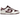 Nike Dunk Low Retro PRM Valentine's Day baskets vue sous un angle, présentant une base crème, des détails bordeaux et le célèbre logo swoosh.