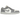 Air Jordan 1 Low SE Light Steel Grey baskets vue latérale avec empiècements en daim gris, semelle intermédiaire blanche et logo Swoosh