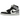 Baskets Air Jordan 1 Mid SE Light Steel Grey vue de profil, avec superpositions en cuir gris, semelle intermédiaire blanche et logo Swoosh iconique.