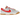 Nike Air Dunk Jumbo Ultraman baskets vue latérale en cuir blanc avec une virgule rouge contrastante et une semelle apparente