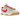 Nike Air Dunk Jumbo Ultraman baskets vue latérale avec empeigne en cuir rouge, détails gris, système de laçage audacieux et semelle blanche épaisse