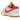 Nike Air Dunk Jumbo Ultraman baskets vue latérale avec empeigne blanche, détails en cuir rouge, languette apparente et lacets épais.