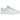 Nike Dunk Low Glacier Blue baskets en profil avec empeigne en cuir bleu glacier, détails blancs, semelle intermédiaire blanche et semelle bleue.