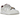 Nike Dunk Low SE Just Do It White Phantom baskets vue latérale avec empeigne en cuir blanc, tons gris et broderies 'Just Do It' sur le talon