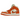 Baskets Air Jordan 1 Mid SE Sport Spice en vue latérale avec empeigne en cuir blanc, détails orange et logo Swoosh noir sur le côté