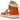 Air Jordan 1 Mid SE Sport Spice baskets vue latérale avec base en cuir blanc, empiècements en daim orange et Swoosh noir classique