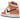 Air Jordan 1 Mid SE Orange Suede baskets vue latérale avec une combinaison de daim et cuir lisse aux tons orange avec semelle intermédiaire blanche