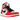 Air Jordan 1 Retro High OG Spider-Man Across the Spider-Verse baskets vue angulaire avec tige en matériaux mélangés et semelle rouge