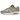 Nike Air Max 1 Safari Cobblestone baskets en vue latérale avec motif safari emblématique, teintes grises, swoosh et unité Air visible à la semelle.