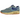 Nike Air Max 1 PRM Dirty Denim baskets vue latérale avec une empeigne en denim bleu, une semelle intermédiaire usée et une semelle gomme.