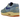 Nike Air Max 1 PRM Dirty Denim baskets vue latérale avec empeigne en denim bleu délavé, semelle intermédiaire beige et unité Air classique au talon