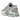 Nike Air Max Dn Wolf Grey baskets en vue latérale avec empeigne grise, détails sans coutures et unités Dynamic Air visibles au niveau du talon.