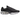 Nike Air Max Dn Black Dark Grey baskets vue sous un angle, montrant l'empeigne noire, le mesh texturé et l'unité Air distinctive à l'arrière