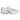 Nike Air Max Dn White Metallic Silver baskets en profil avec tige en mesh blanc, détails argentés et la semelle caractéristique Dynamic Air