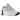 Nike Free Metcon 5 Photon Dust baskets en vue laterale avec une empeigne grise, une semelle blanche et un maintien du talon