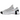 Nike Free Metcon 5 Photon Dust baskets profil latéral avec tige en mesh gris, lacets et semelle blanche