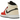 Baskets Air Jordan 1 Mid SS 88 Dunk Contest en cuir blanc et rouge, vue latérale avec un Swoosh noir, semelle intermédiaire blanche et lacets rouges.