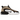 Nike Air Max Penny 1 Rattan baskets vue de profil avec empeigne en daim beige, lacets et unite Air visible