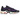 Nike Air Max Plus Voltage Purple baskets en vue angulaire avec tige en mesh violet dégradé, cages TPU noires, détails en cuir et semelle blanche