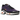 Baskets Nike Air Max Plus Voltage Purple en vue angulaire avec maille violette en dégradé, détails noirs et unités Air visibles