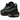 Nike Air Max 95 Black Grey Safety Orange baskets vue latérale avec panneaux superposés noirs, détails gris et unités Air orange vif dans la semelle
