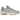 Nike Air Max 95 Grey Fog Pink Foam baskets vue latérale avec empeigne superposée en nuances de gris, détails roses et unités Air visibles