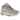 Nike Air Max 95 Grey Fog Pink Foam baskets vue latérale avec design superposé en nuances de gris, détails roses et amorti Air visible