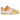 Nike Dunk Low Disrupt 2 Sunrise baskets vue latérale avec empeigne en cuir blanc, détails jaunes, Swoosh iconique et design superposé