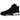 Jordan 6 Retro Chrome baskets vue latérale avec empeigne en daim noir, détails en métal argenté et semelle extérieure translucide