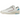 Air Jordan 2 Retro Low NC to Chi baskets en vue latérale anglée avec empeigne en cuir blanc, détails rouges au talon et semelle extérieure rouge