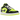 Air Jordan 1 Low SE Black Cat Volt baskets vue latérale avec détails vert néon, empeigne noire et semelle intermédiaire blanche