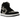Air Jordan 1 Retro High OG Twist 2.0 Medium Grey baskets vue latérale en faux crin de cheval gris, avec swoosh noir, lacets blancs et semelle blanche